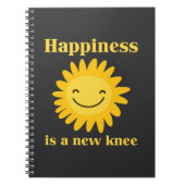 New Knee Replacement Funding Surgery Recovery Gift Notitieboek (Voorkant)