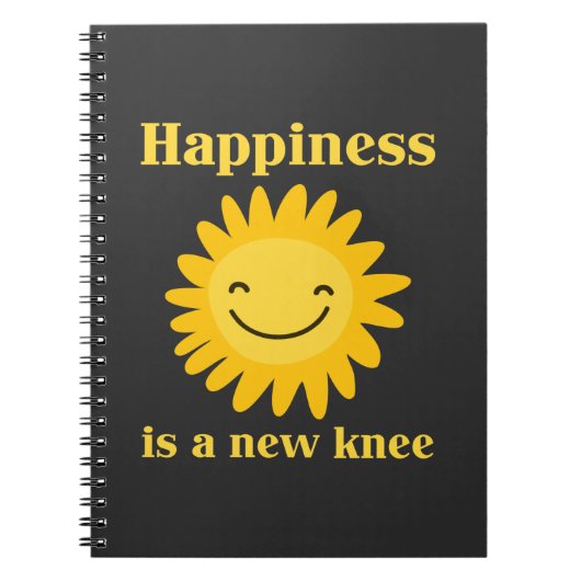 New Knee Replacement Funding Surgery Recovery Gift Notitieboek (Voorkant)