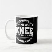 New Knee Replacement Surgery Get Well Recovery Gag Koffiemok (Links)