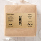 New Kraft Brown Body Butter Jar Labels (Insitu)