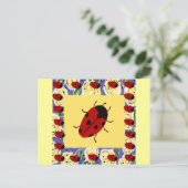 New Lady Bugs Briefkaart (Staand voorkant)