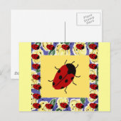 New Lady Bugs Briefkaart (Voorkant / Achterkant)