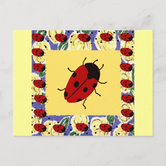 New Lady Bugs Briefkaart (Voorkant)