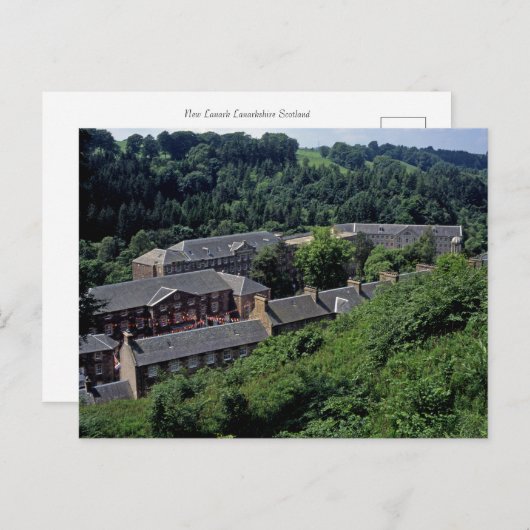 New Lanark Scotland Briefkaart (Voorkant / Achterkant)