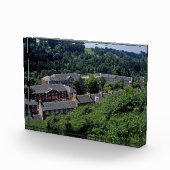 New Lanark Scotland Briefkaart Poster Fotoblokken (Rechts)