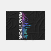 New Las Vegas Strong For Men, Women And Youth  Fleece Deken (Voorkant (Horizontaal))