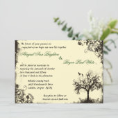  New Life Invitation in Off white Kaart (Staand voorkant)