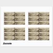 New Life Snijd je zelf adres Stickers (Vel)