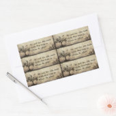 New Life Snijd je zelf adres Stickers (Envelop)