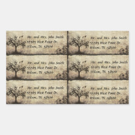 New Life  Snijd je zelf adres Stickers