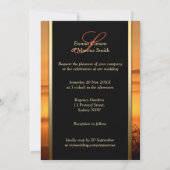 New Life Sunset Verloving / huwelijksuitnodiging Kaart (Achterkant)