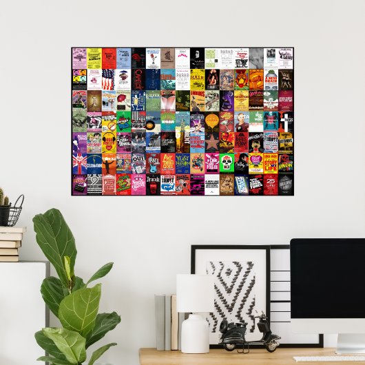 New Line Theatre - The First Hundred Shows Poster (Thuiskantoor)