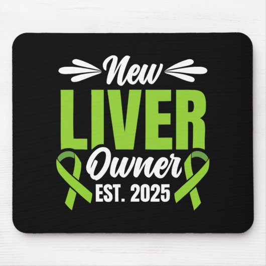 New Liver Owner Est. 2025 - Liver Transplant Recie Muismat (Voorkant)