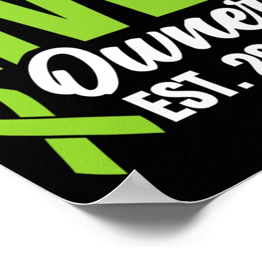 New Liver Owner Est. 2025 - Liver Transplant Recie Poster (Hoek)