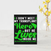 New Liver Owner Funny Liver Transplant Survivor  Kaart (Gele Bloem)