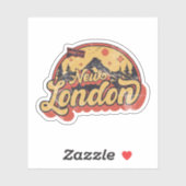 New Londen, Connecticut Sticker (Vel)