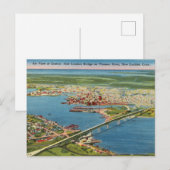  New London Bridge, New London, Connecticut Briefkaart (Voorkant / Achterkant)