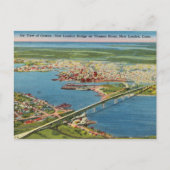  New London Bridge, New London, Connecticut Briefkaart (Voorkant)