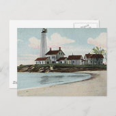 New London Harbour Lighthouse Briefkaart (Voorkant / Achterkant)