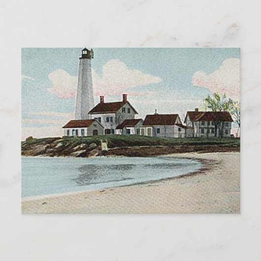 New London Harbour Lighthouse Briefkaart (Voorkant)