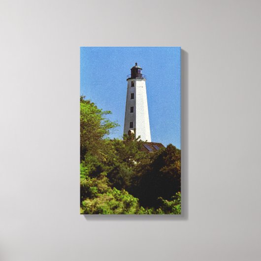 New London Harbour Lighthouse Canvas Afdruk (Voorkant)