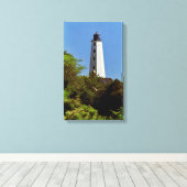 New London Harbour Lighthouse Canvas Afdruk (Insitu (Houten vloer))