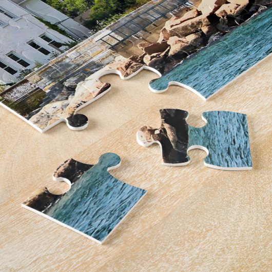 New London Harbour Lighthouse Connecticut Puzzle Legpuzzel (Zijkant)