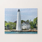 New London Harbour Lighthouse Connecticut Puzzle Legpuzzel (Horizontaal)
