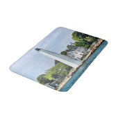 New London Harbour Lighthouse, CT Bath Mat (Gekanteld)