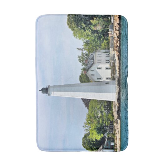 New London Harbour Lighthouse, CT Bath Mat (Voorkant Verticaal)
