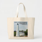 New London Harbour Lighthouse, CT Canvas tas (Voorkant)