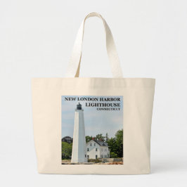 New London Harbour Lighthouse, CT Canvas tas