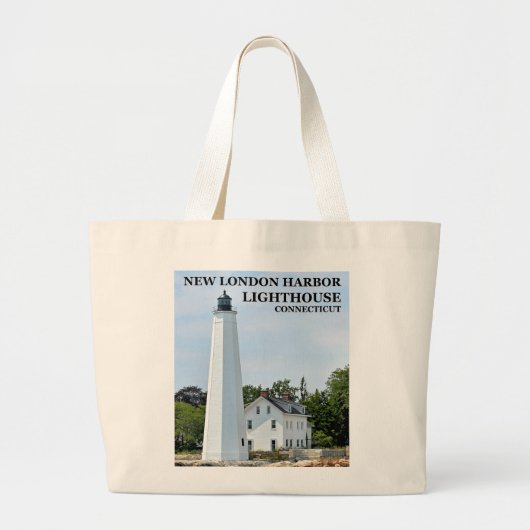 New London Harbour Lighthouse, CT Canvas tas (Voorkant)