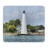 New London Harbour Lighthouse, CT Cutting Board Snijplank (Voorkant)