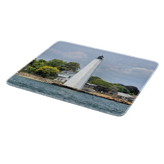 New London Harbour Lighthouse, CT Cutting Board Snijplank (Hoek)