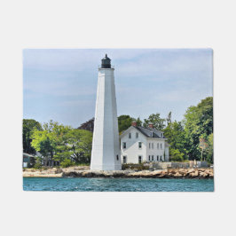 New London Harbour Lighthouse, CT Door Mat
