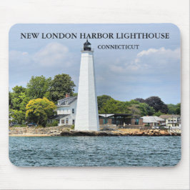 New London Harbour Lighthouse, CT Mousepad Muismat