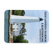 New London Harbour Lighthouse, CT Photo Magnet Magneet (Horizontaal)