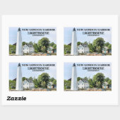 New London Harbour Lighthouse, CT Stickers (Vel)