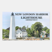 New London Harbour Lighthouse, CT Stickers (Voorkant)