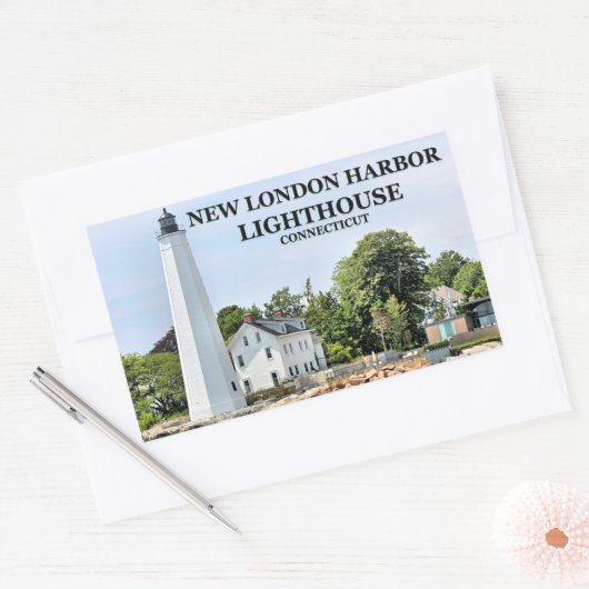 New London Harbour Lighthouse, CT Stickers (Envelop)