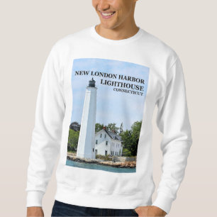 New London Harbour Lighthouse, CT Sweatshirt