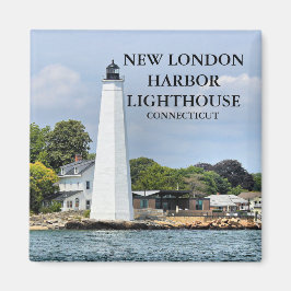 New London Harbour Vuurtoren Connecticut Magnet