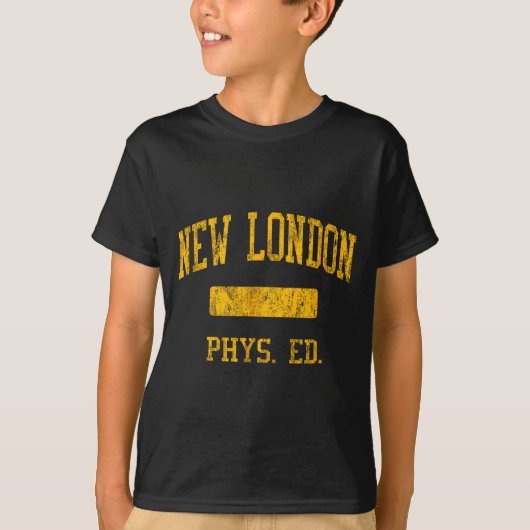 New London High School Hs New London Ct Phys Ed  T-shirt (Voorkant)