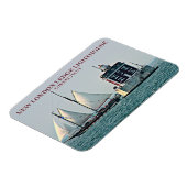 New London Ledge Light, Connecticut Photo Magnet Magneet (Linkerzijde)