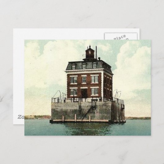 New London Ledge Lighthouse Briefkaart (Voorkant / Achterkant)