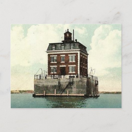 New London Ledge Lighthouse Briefkaart (Voorkant)