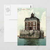 New London Ledge Lighthouse Briefkaart (Voorkant / Achterkant)