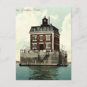 New London Ledge Lighthouse Briefkaart