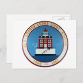 New London Ledge Lighthouse, Connecticut Briefkaar Briefkaart (Voorkant / Achterkant)